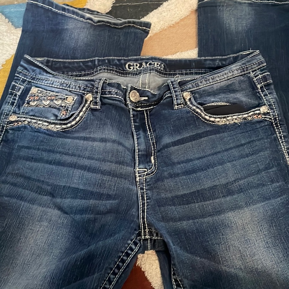 GRACE in LA bootcut jeans